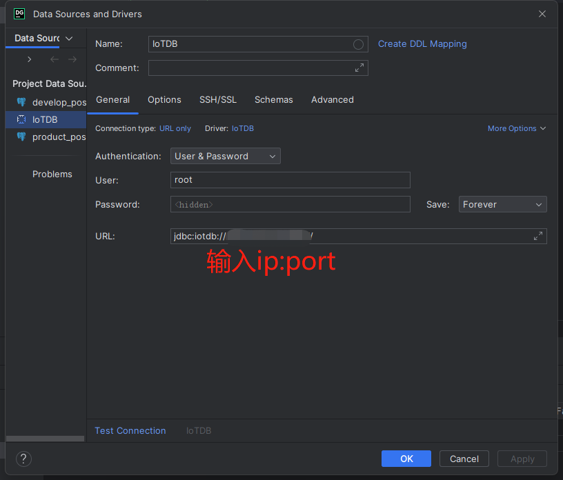 Datagrip iotdb timothyc